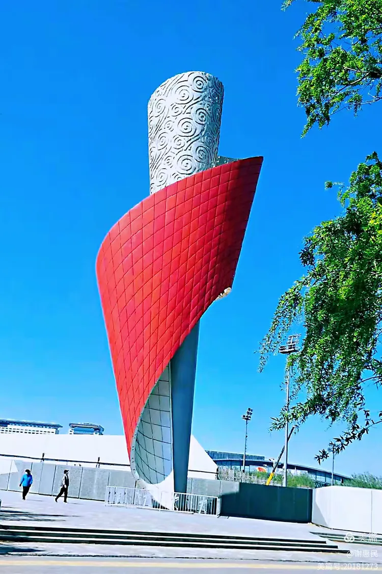奥运雕塑,绚丽灿烂